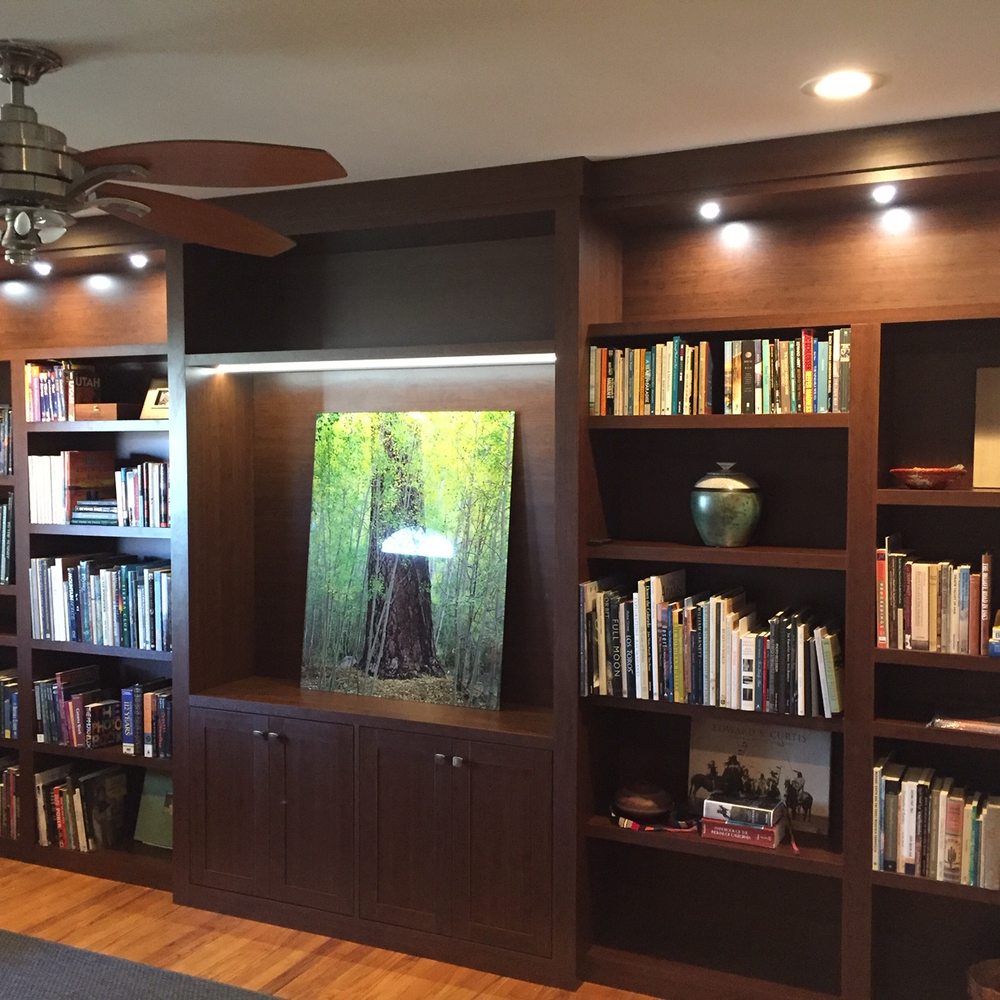 Custom bookcase in Lakewood, California - by Gold Seal Cabinetry Custom bookcase in Lakewood, California - by Gold Seal Cabinetry