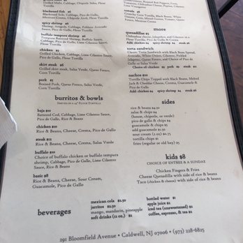 Fat Fish Taco - Menu - Mexican Near Me - Caldwell, New Jersey Fat Fish Taco - Menu - Mexican Near Me - Caldwell, New Jersey