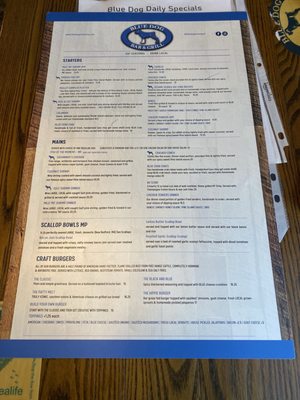 Menu photo 6 Blue Dog Bar & Grill Matlacha, FL