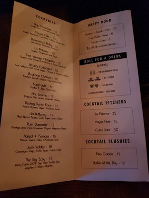 Menu photo 8 Two Wrongs Portland, OR