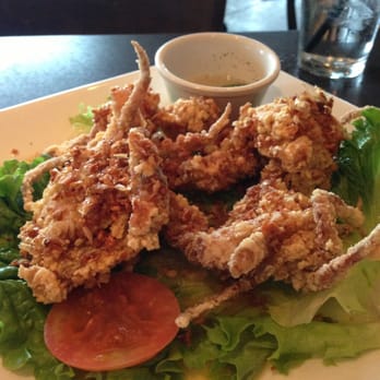 Mai's Restaurant - Deep Fried Soft-Shell Crab w/ Garlic Butter - Vietnamese Near Me - Houston, Texas