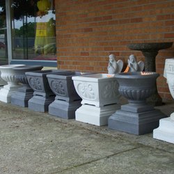 White Lake Greenhouses Floral & Gift - We carry a great line of cement cemetery urns .