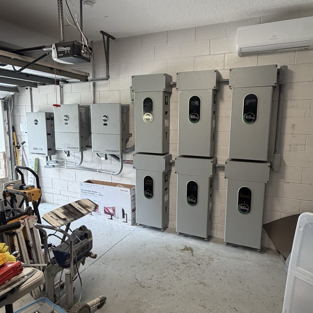 Radiant Energy Solar - 86kwh Batter Bank system, 2 Flex Bosses and a Grid boss - Solar Installation Near Me - Orlando, Florida Radiant Energy Solar - 86kwh Batter Bank system, 2 Flex Bosses and a Grid boss - Solar Installation Near Me - Orlando, Florida