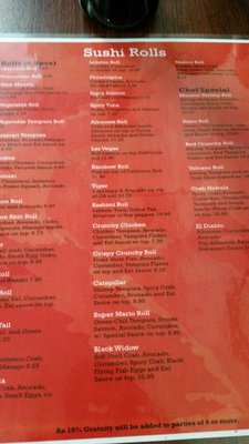 Menu photo 4 Don Sushi Albuquerque, NM