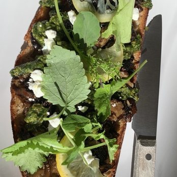 Sunday - roasted shiitake and oyster mushroom toast - Breakfast & Brunch Near Me - St Augustine, Florida