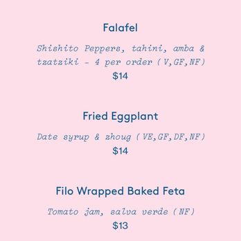 Mayfield - Menu - sweet potato is awesome - New American Near Me - San Juan Capistrano, California