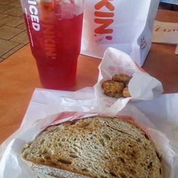 Dunkin' - Sourdough breakfast sandwich, new raspberry watermelon refresher and donut assortment. - Donuts Near Me - Scottsdale, Arizona