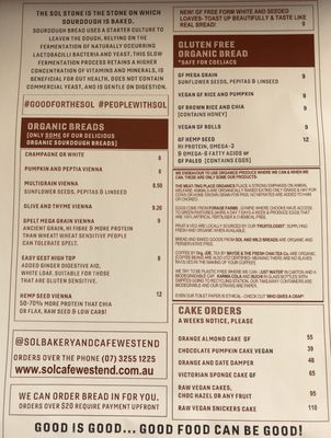 Menu photo 5 Sol Breads West End, QLD Menu photo 5 Sol Breads West End, QLD