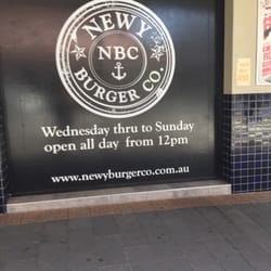 Newcastle Burger - Look for the on trend branding at the front of the Anchor & Crown.