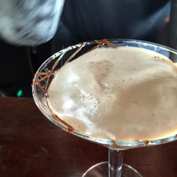 Inferno Lounge - first time i tried Reese's Peanut Butter Cup as a drink. Not bad. & Yummy if you love peanut butter.  I like it  ~Carla Electra - Cocktail Bars Near Me - Astoria, Oregon