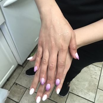 Queen of Nails - Acrylic with mood gel color done by Vanessa - Nail Salons Near Me - Anaheim, California Queen of Nails - Acrylic with mood gel color done by Vanessa - Nail Salons Near Me - Anaheim, California