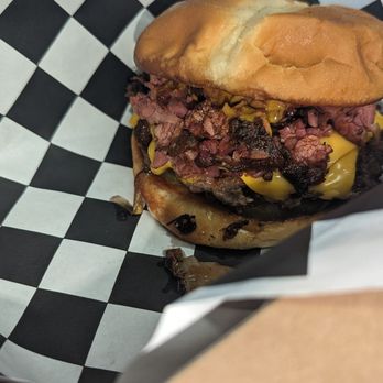 No Forks Given - a hamburger in a basket - Food Trucks Near Me No Forks Given - a hamburger in a basket - Food Trucks Near Me