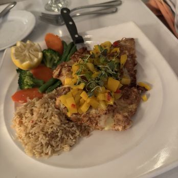 Café De Marco - Macadamia crusted fish of the day - Seafood Near Me - Marco Island, Florida