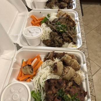 Pho So 1 - Grilled Beef and Grilled Pork Vermicelli with Egg Rolls. - Vietnamese Near Me - Van Nuys, California Pho So 1 - Grilled Beef and Grilled Pork Vermicelli with Egg Rolls. - Vietnamese Near Me - Van Nuys, California