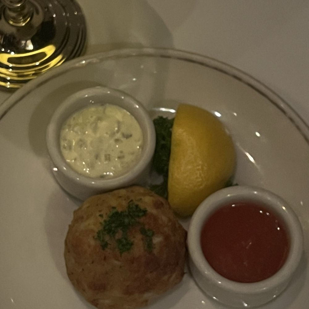 Crab cake appetizer Crab cake appetizer