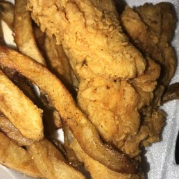 Chicken with french fries Chicken with french fries