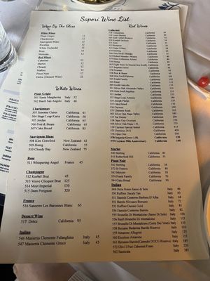 Menu photo 1 Sapori Ristorante Staten Island, NY Menu photo 1 Sapori Ristorante Staten Island, NY