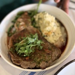 District Bistro - Grilled Rib Eye Steak