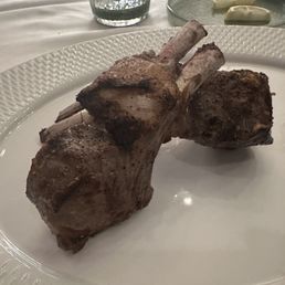 Double cut rack of lamb Double cut rack of lamb