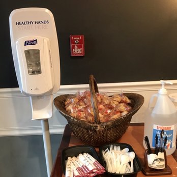 Katy's Dumplings - Hand sanitizers,chopsticks and plastic utensils at the entrance/before exit for carry outs - Chinese Near Me - Westmont, Illinois Katy's Dumplings - Hand sanitizers,chopsticks and plastic utensils at the entrance/before exit for carry outs - Chinese Near Me - Westmont, Illinois