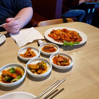 757 Korean BBQ - Bon chon and the spicy rice cake dish (buk doki?) Forgive the butchering the name. - Korean Near Me - Virginia Beach, Virginia 757 Korean BBQ - Bon chon and the spicy rice cake dish (buk doki?) Forgive the butchering the name. - Korean Near Me - Virginia Beach, Virginia
