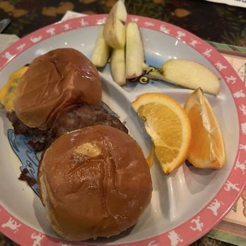 Rainforest Cafe - Kids cheeseburger sliders - American Near Me - Edison, New Jersey