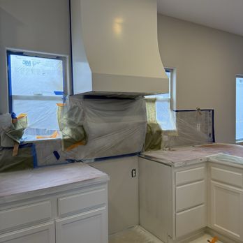 Peek Painting - Beautifully painted hood, cabinets and walls. - Painters Near Me - Atascadero, California
