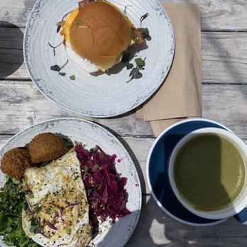 Blueys Kitchen - bottom left: The bowl formerly known as top: Little fatty sandwich - Cafes Near Me - Santa Monica, California Blueys Kitchen - bottom left: The bowl formerly known as top: Little fatty sandwich - Cafes Near Me - Santa Monica, California