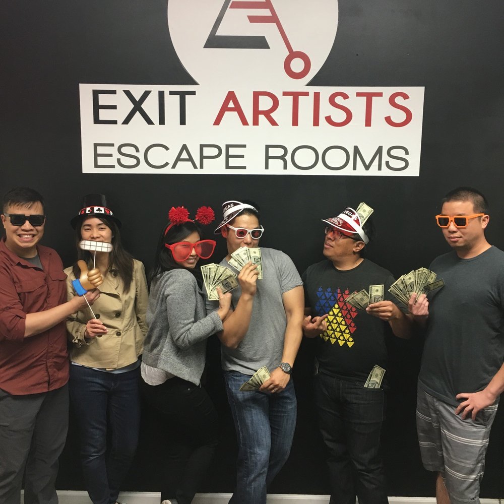 Exit Artists Escape Rooms - Money and friends - Escape Games Near Me - Burbank, California Exit Artists Escape Rooms - Money and friends - Escape Games Near Me - Burbank, California