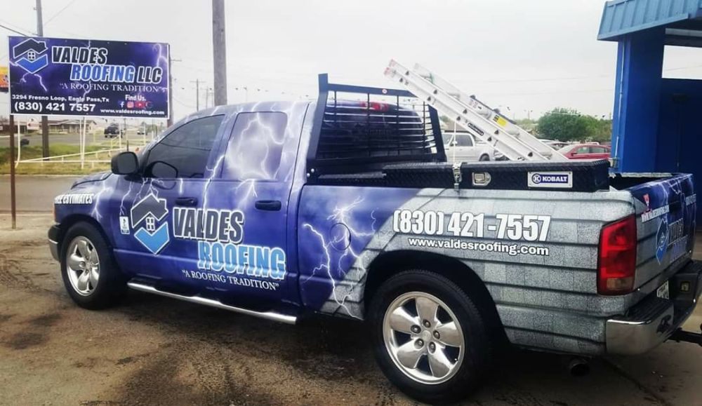 Slide of Valdes Roofing