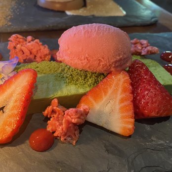 Morimoto Napa - Matcha cake - Japanese Near Me - Napa, California