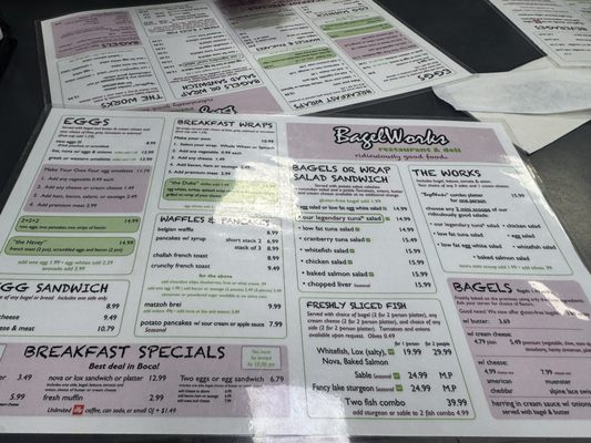 Menu photo 1 Bagelworks Boca Raton, FL