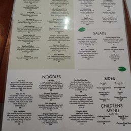 Appetizers, soups, salads, noodles