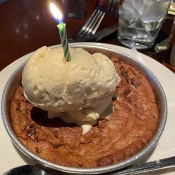 BJ's Restaurant & Brewhouse - Birthday pizookie - Pizza Near Me - Laguna Hills, California
