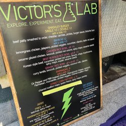 Victor's Lab - Menu