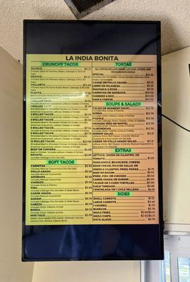 Menu photo 3 La India Bonita Chula Vista, CA Menu photo 3 La India Bonita Chula Vista, CA