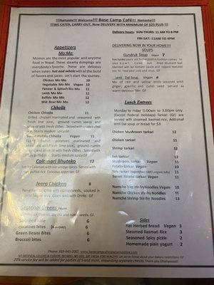 Menu photo 1 Base Camp Cafe Hanover, NH