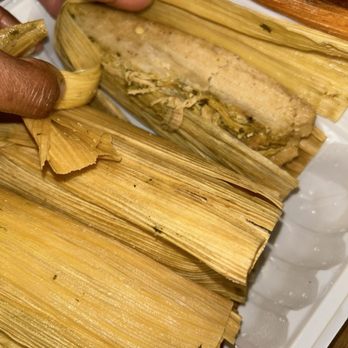 Taqueria Azteca - Dry and foul smelling chicken tamale - Mexican Near Me - Dublin, California