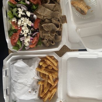 Gyro City Cafe - Gyro Salad and Gyro Combo Meal - Greek Near Me - Oklahoma City, Oklahoma