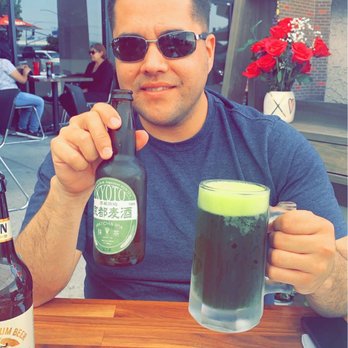 Mr. Sushi - Matcha IPA (it's an inquired taste) with the most handsome man! - Sushi Bars Near Me - Valencia, California