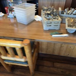 Counter are taking up seating area. Counter are taking up seating area.