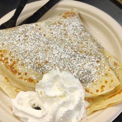 Kaffe Crepe - Lavender with fruit crepe
