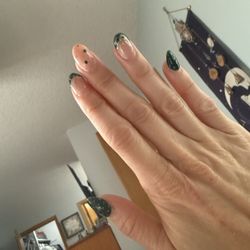 K1 Nails & Spa - Photo is with nails that were put on 3 weeks ago!
