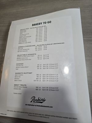 Menu photo 2 Perkins Restaurant & Bakery Cape Coral, FL