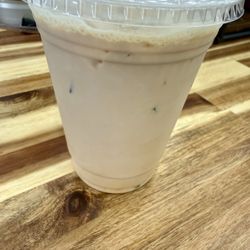Pumpkin nut iced latte