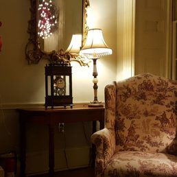 Cozy reading area
