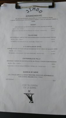 Menu photo 5 Jimbo Smokehouse Madrid, M
