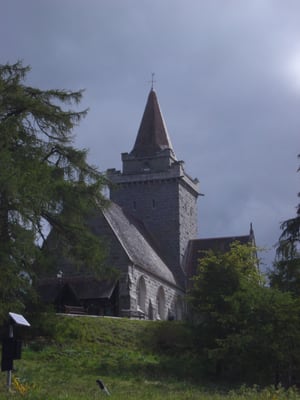 Crathie Kirk by null