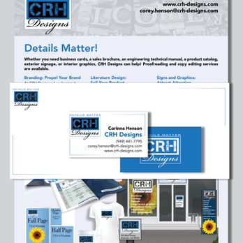 CRH Designs - Branding: stationery items and sales literature - Marketing Near Me CRH Designs - Branding: stationery items and sales literature - Marketing Near Me