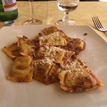 Il Gabbiano - Meat ravioli in a light bolognese sauce - Ligurian Near Me - Monterosso Al Mare, SP